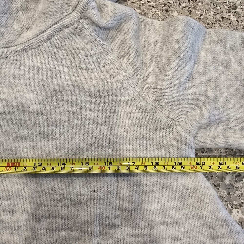 For Thee Women's Gray Alpaca Blend Cowlneck Sweater‎ Large Oversized Soft.D113 - Picture 8 of 9
